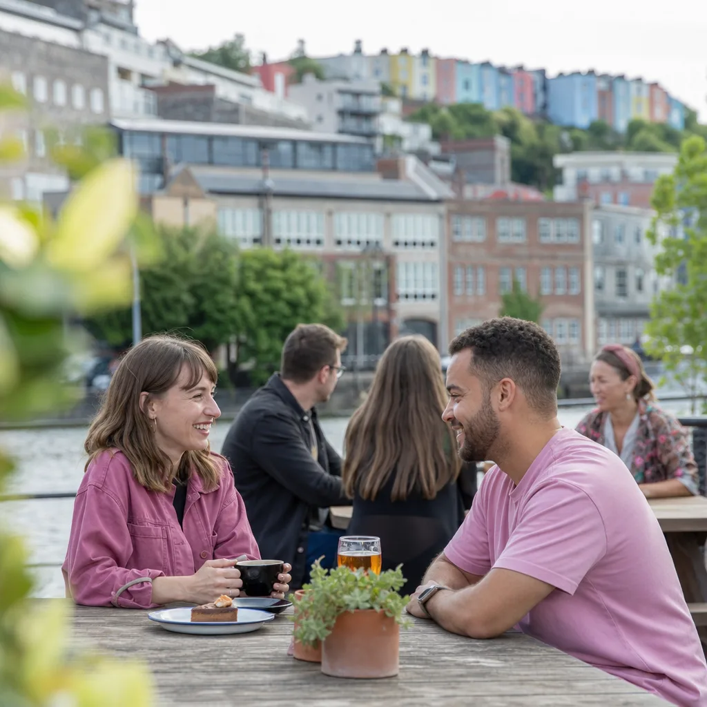 A daytime first date beside Bristol harbourside