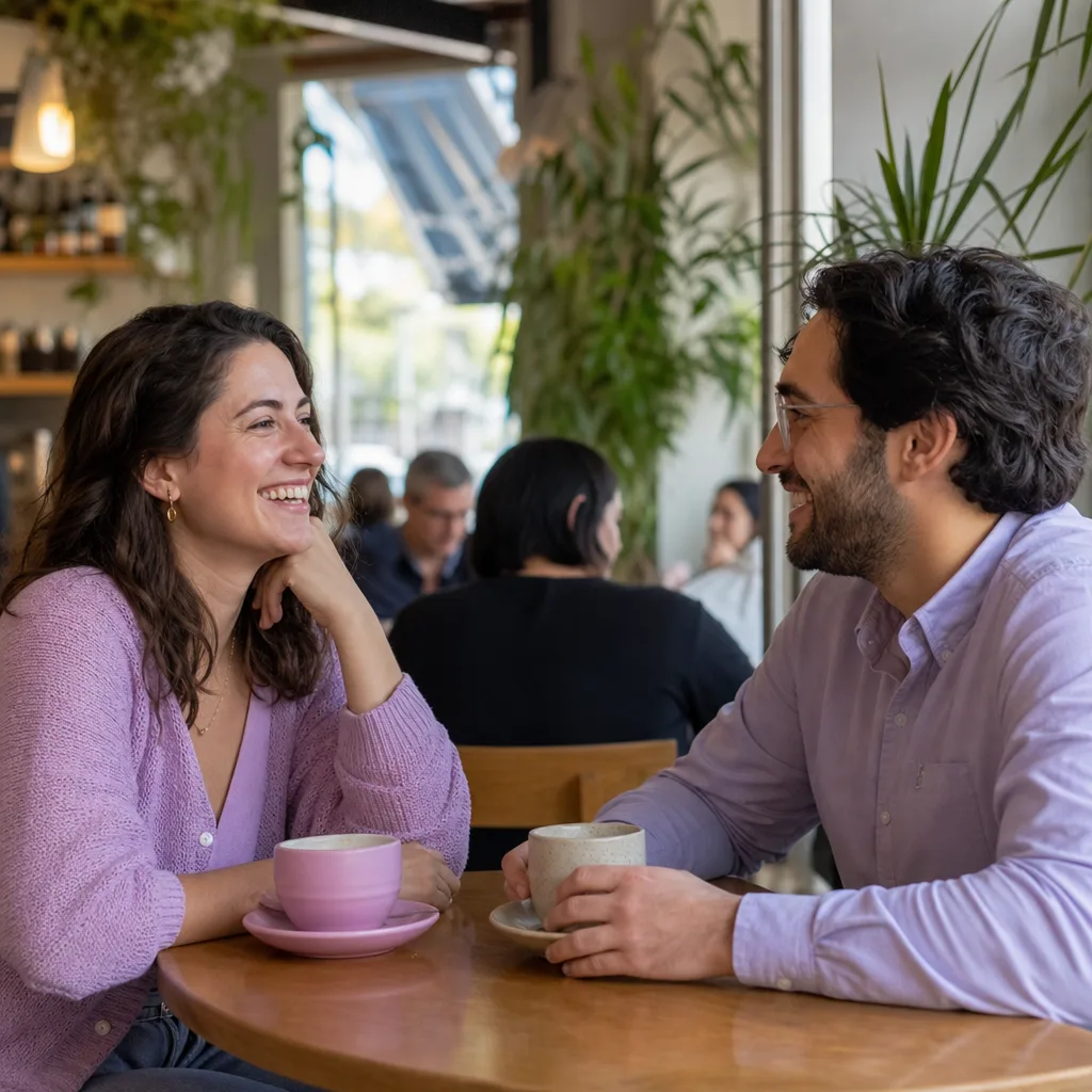 A couple walking beside Bristol Floating Harbour on a first date